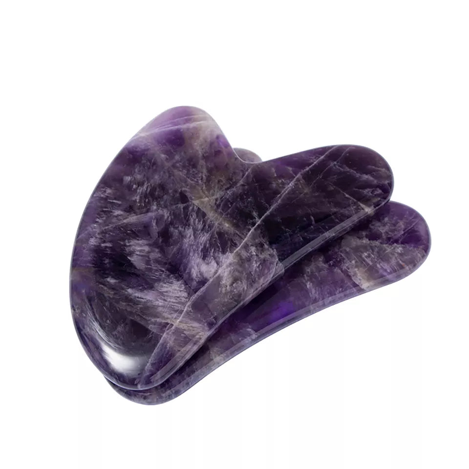 Amethyst Gua Sha Scraping Skincare Tool