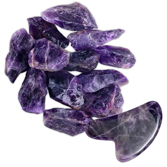 Amethyst Gua Sha Scraping Skincare Tool